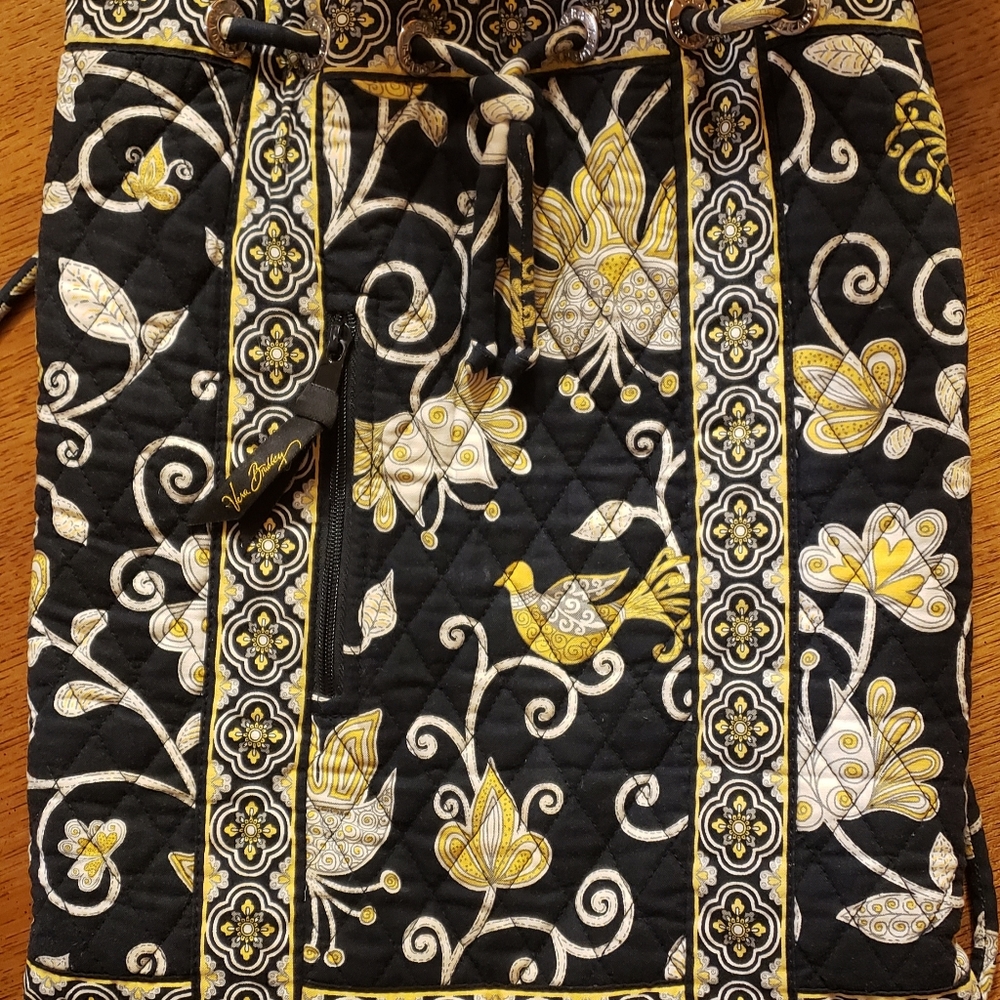 Vera Bradley Draw String Backpack Bag